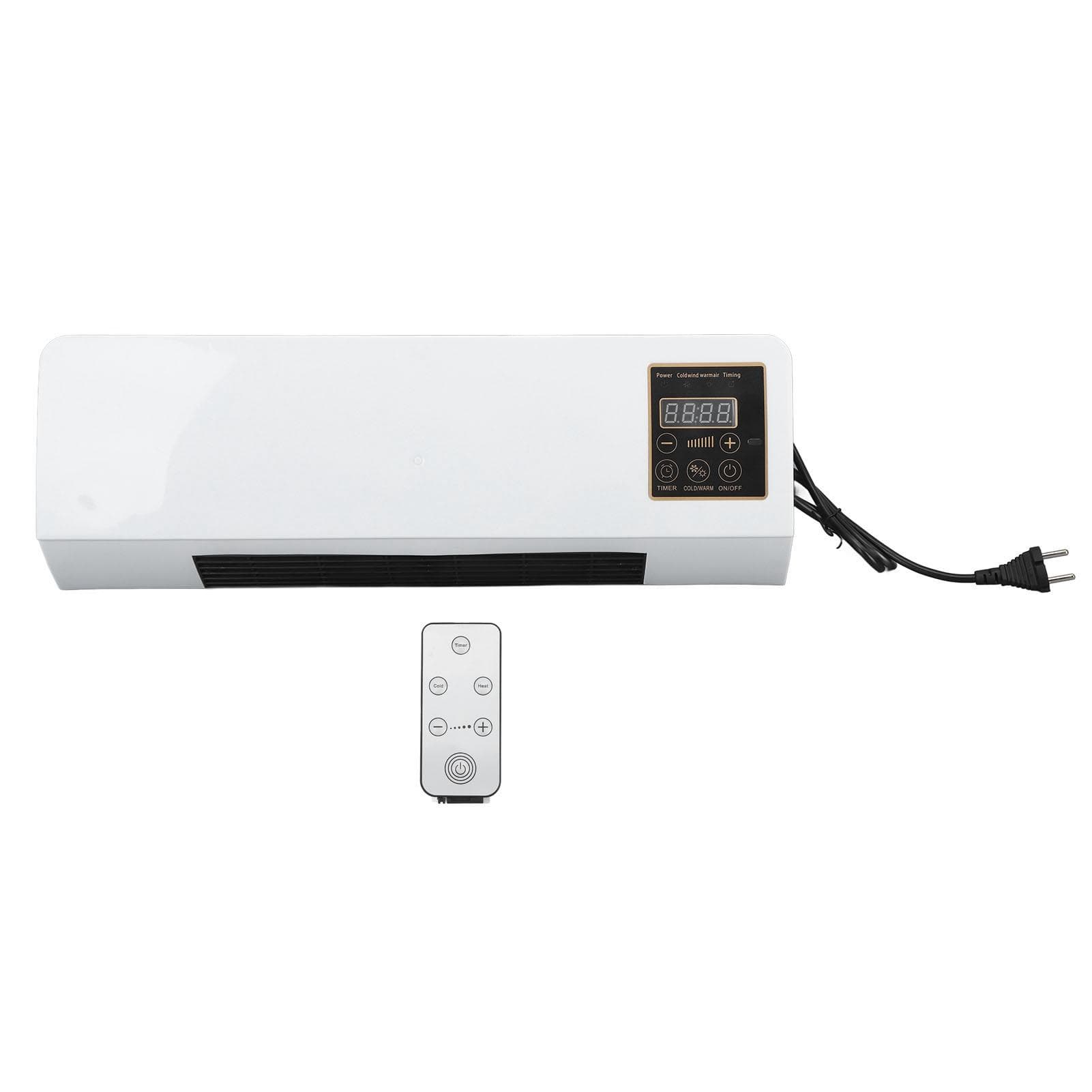 Small Heater Portable Wall Mounted Natural Wind Hot Heater Fan for Bathroom Bedroom