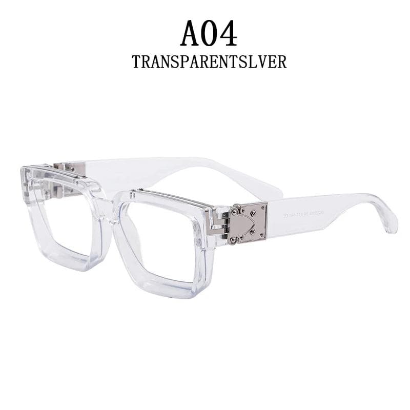 Millionaire Sunglasses For Men Vintage Square Fashion Glasses Luxury Retro Sunglasses Women Trending Punk Gafas De Sol Lentes CHINA&As the picture