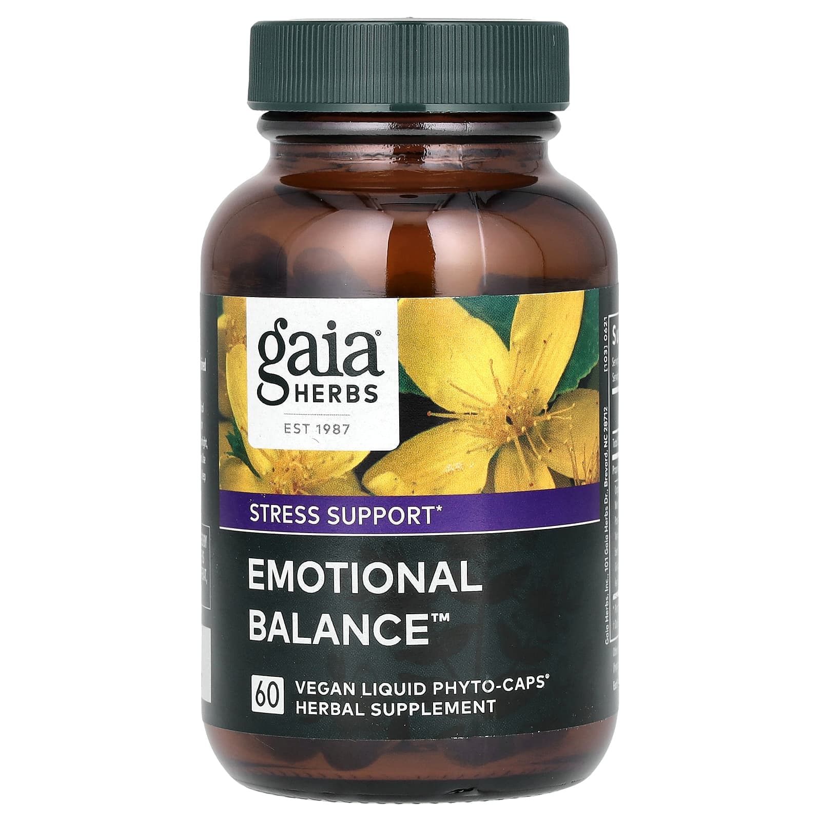 Gaia Herbs, Emotional Balance, Vegan Liquid Phyto-Caps, 60 tablets