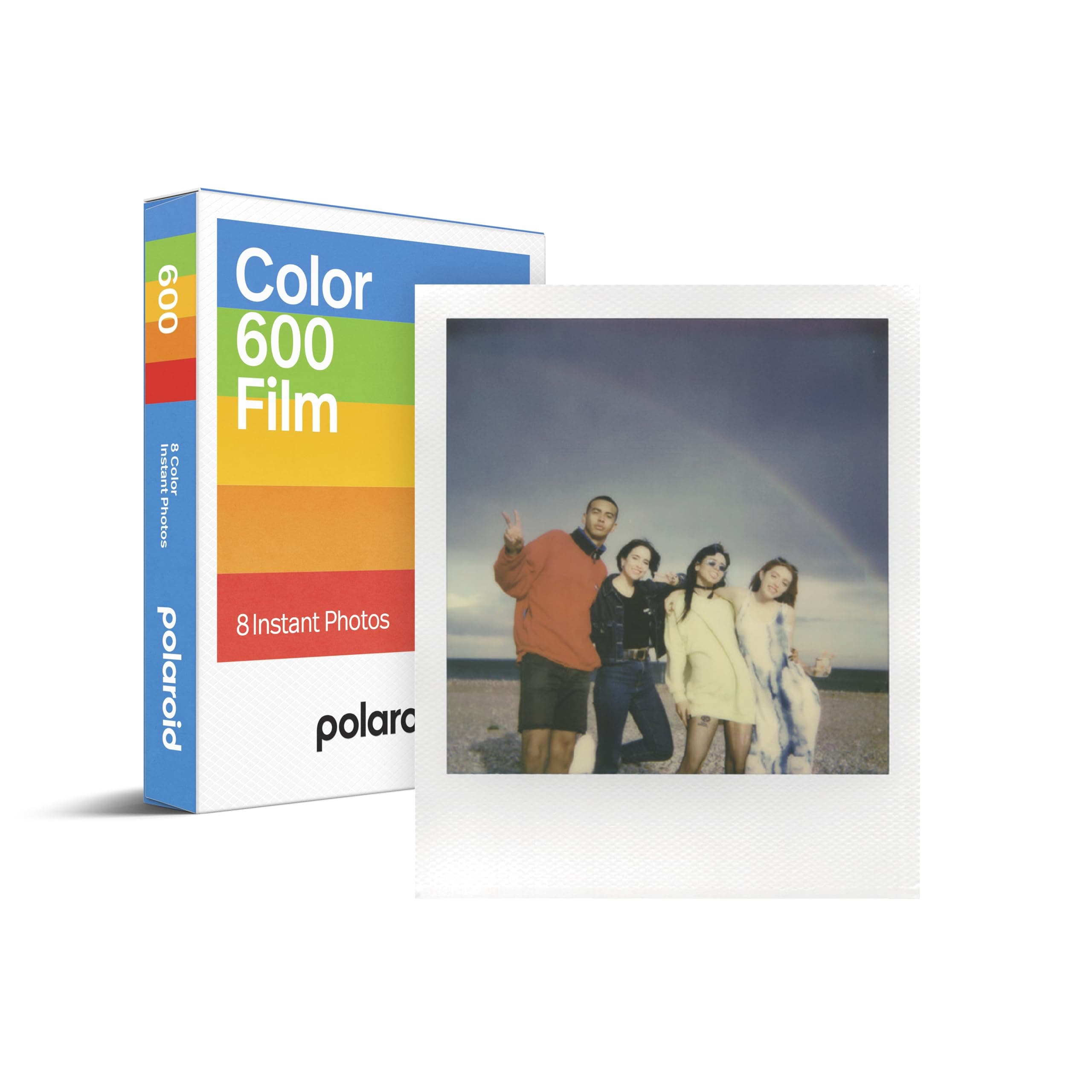 Polaroid Instant Film, Color Film for 600, Pack of 8, White Frame (6002)