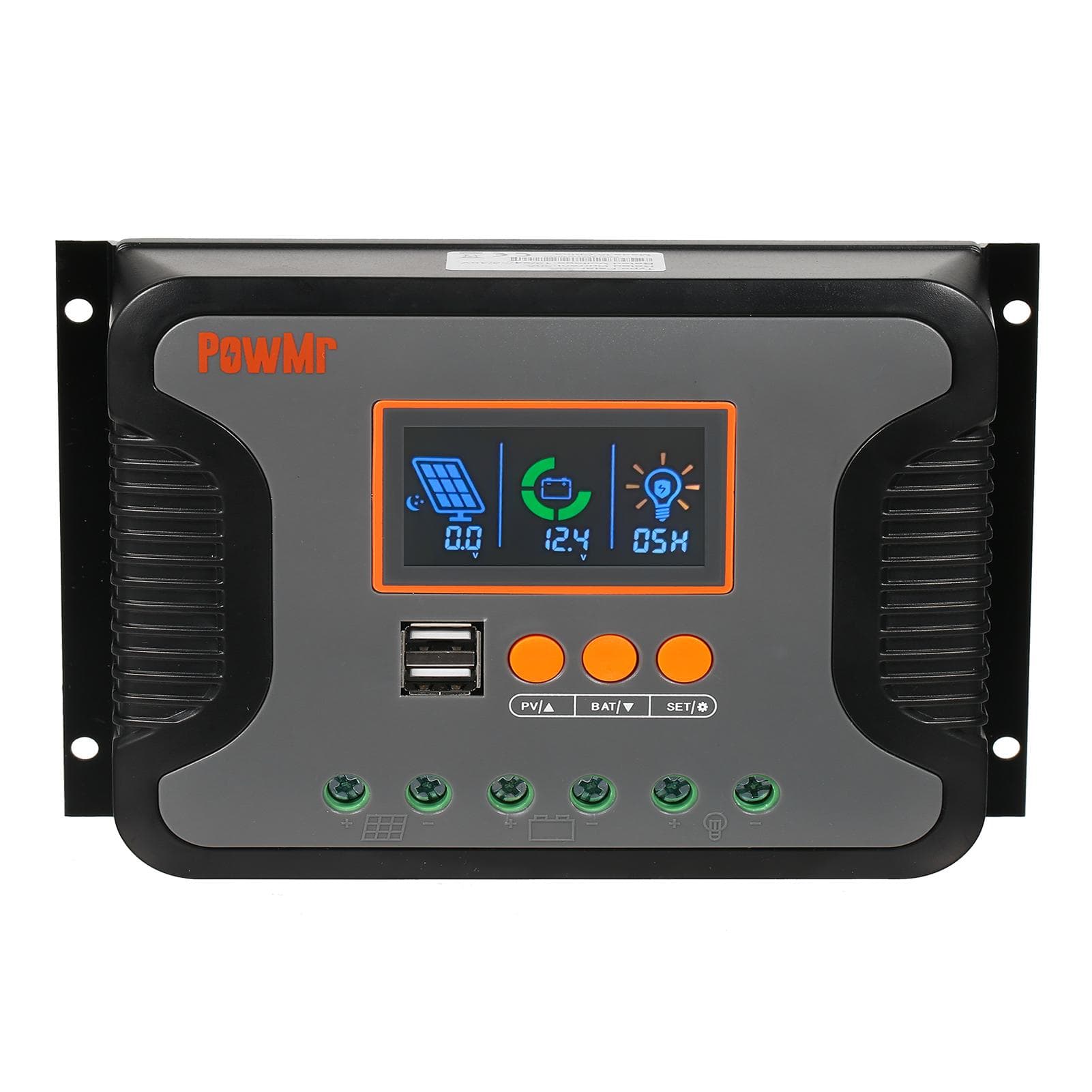 60A Solar Power Controller PWM Battery Charging Controller 12V-48V Lithium Battery Solar Charge Pstar-30A