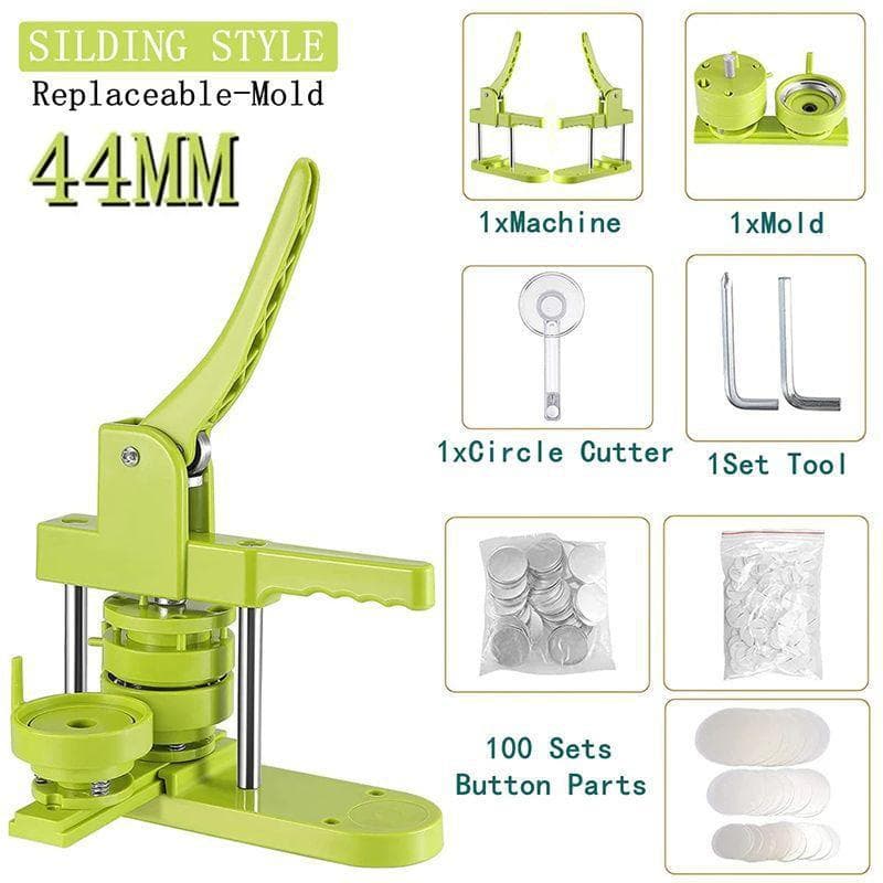 Icon Making Machine, Button Machines of Various Sizes, 44mm 44mm green