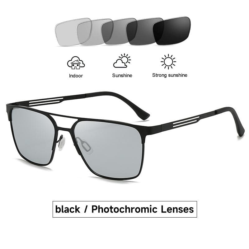 New Photochromic Sunglasses Men UV400 High Quality Sun Glasses for Outdoor Driving Fishing Pilot Eyewear