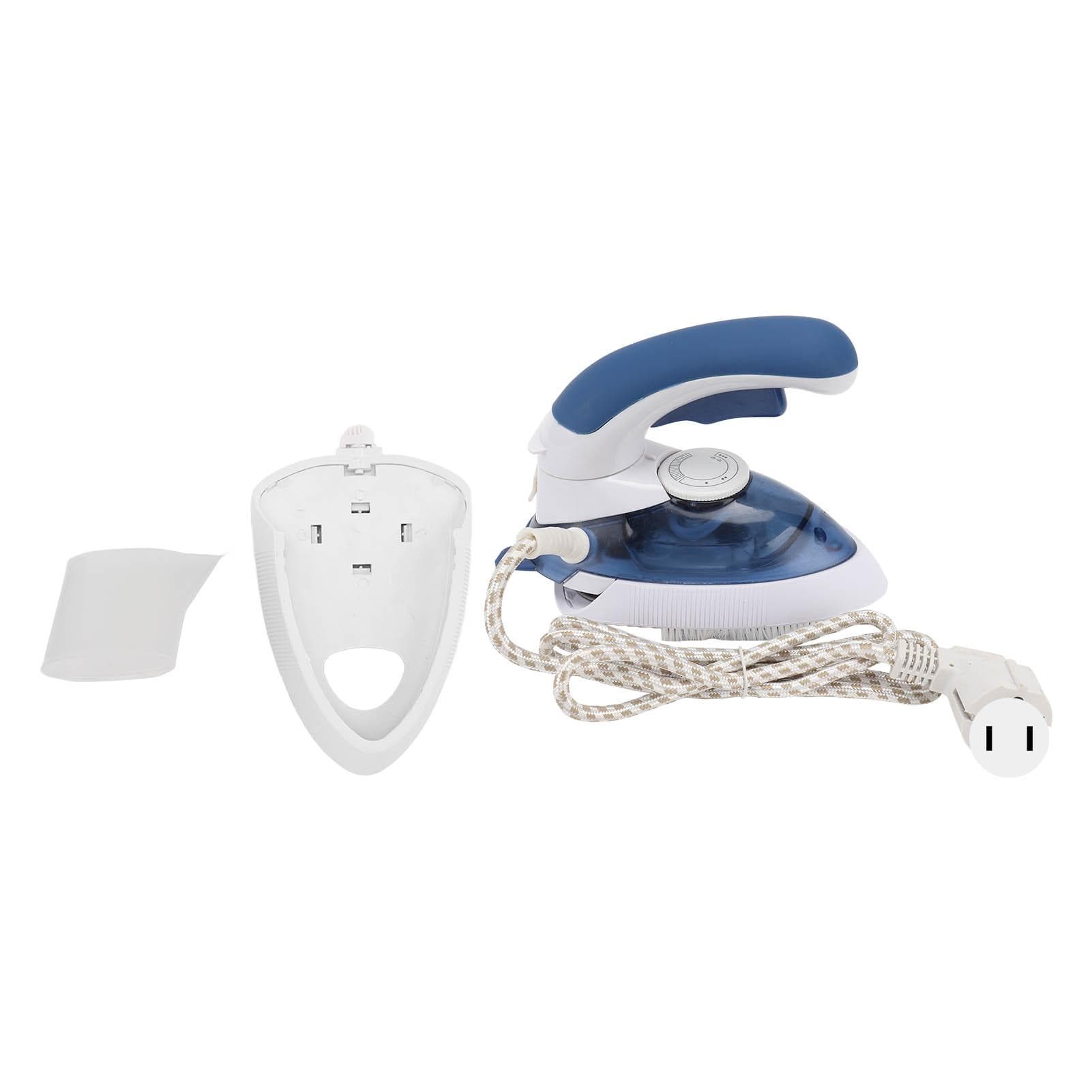 Mini Electric Steam Iron 3 Adjustable Temperature Rotatable Handheld Steam Iron blue