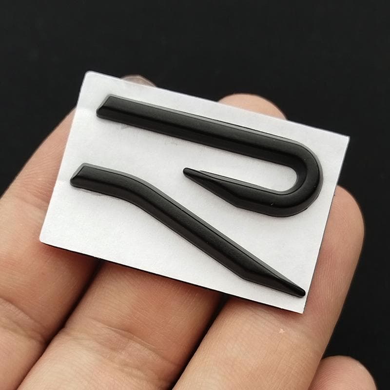 For VW VOLKSWAGEN 2026 New 3D Metal R Logo Badge Emblem Car Body Tail Trunk Decals Sticker For VW Volkswagen GTI R Rline Golf Be