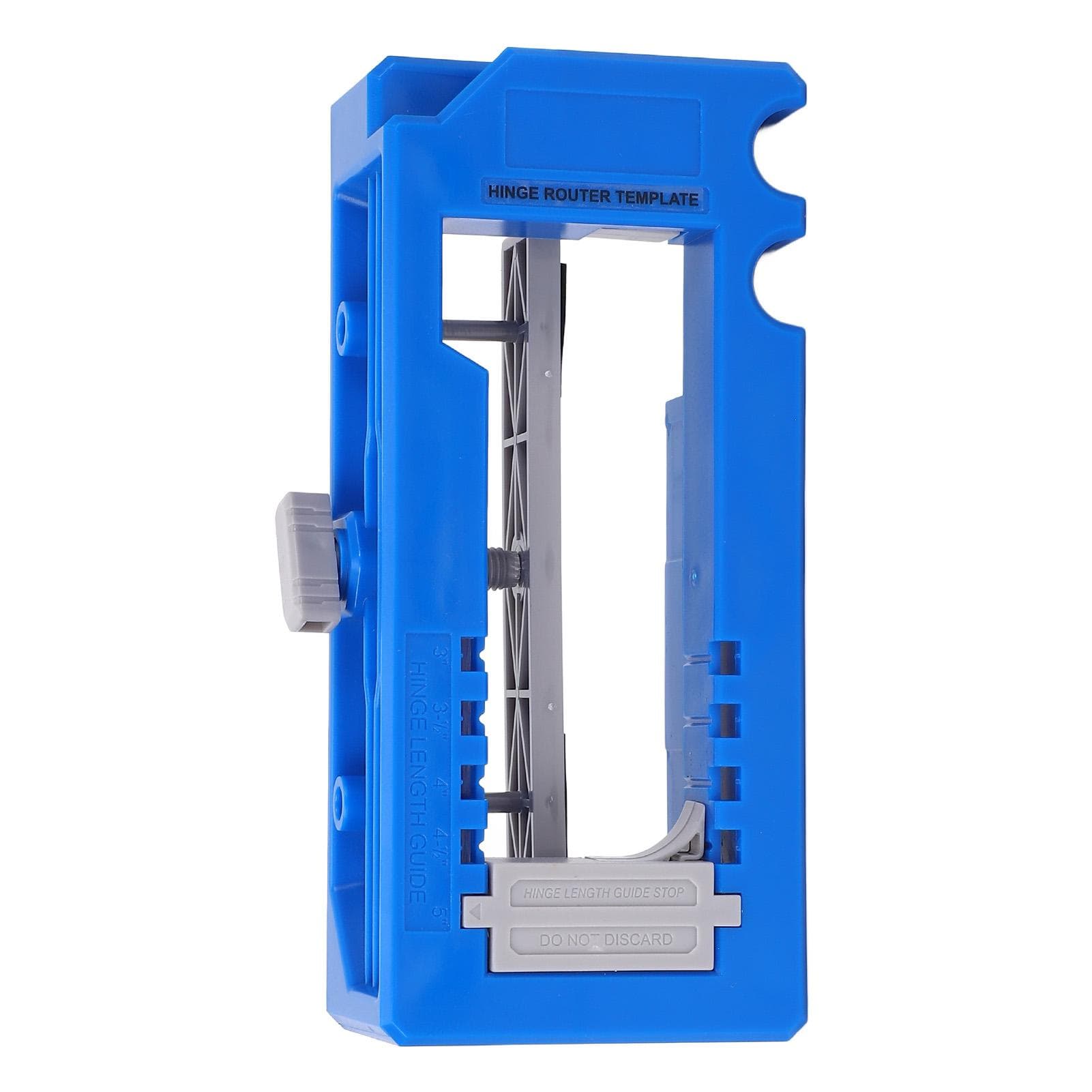 Door Hinge Jig Kit Adjustable Intergrated Router Template Cutting Accessories for Length 35in