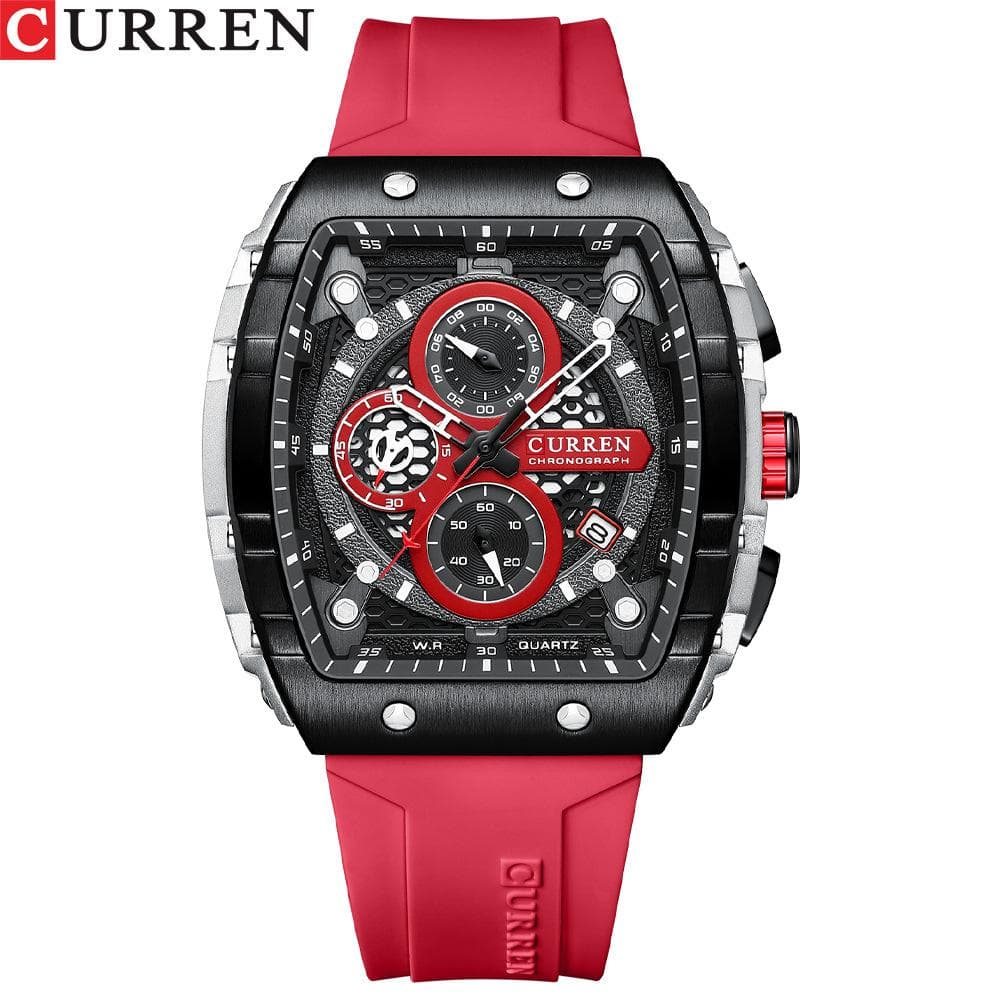 CURREN New Men's Watches Waterproof Six Kidskin Calendar Men's Men's Multifunctional Watch Men's Watch
