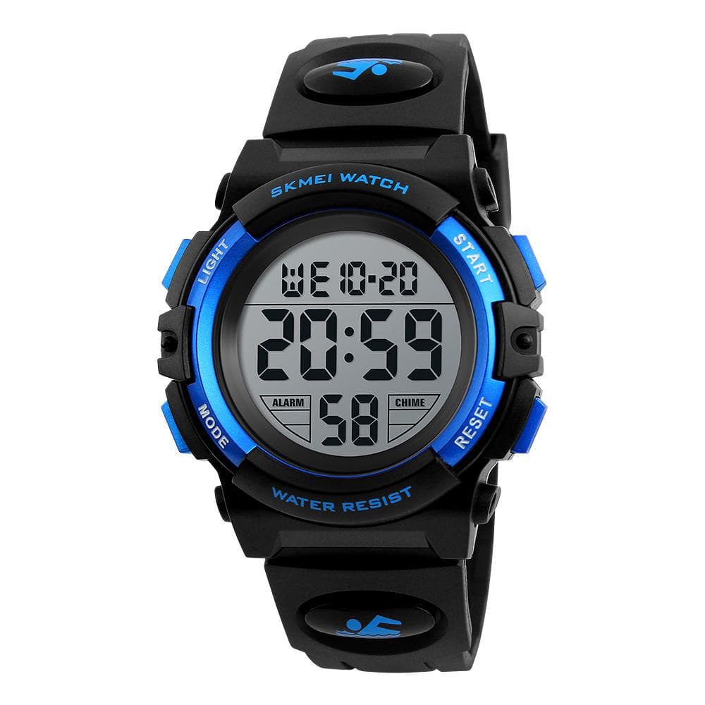 SKMEI Children Watch Wristwatch Fashion Multifunction Waterproof Outdoor Sports Luminous Watch for blue