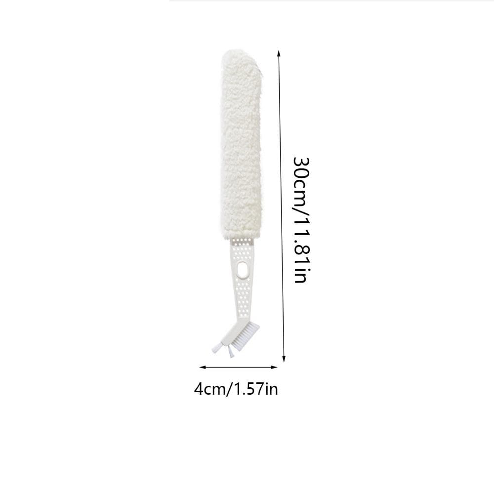 Mini Handheld Blinds Cleaning Brush, Dust Remover for Air Conditioning, Home Gadgets, Car Vents, Fan, Handheld white