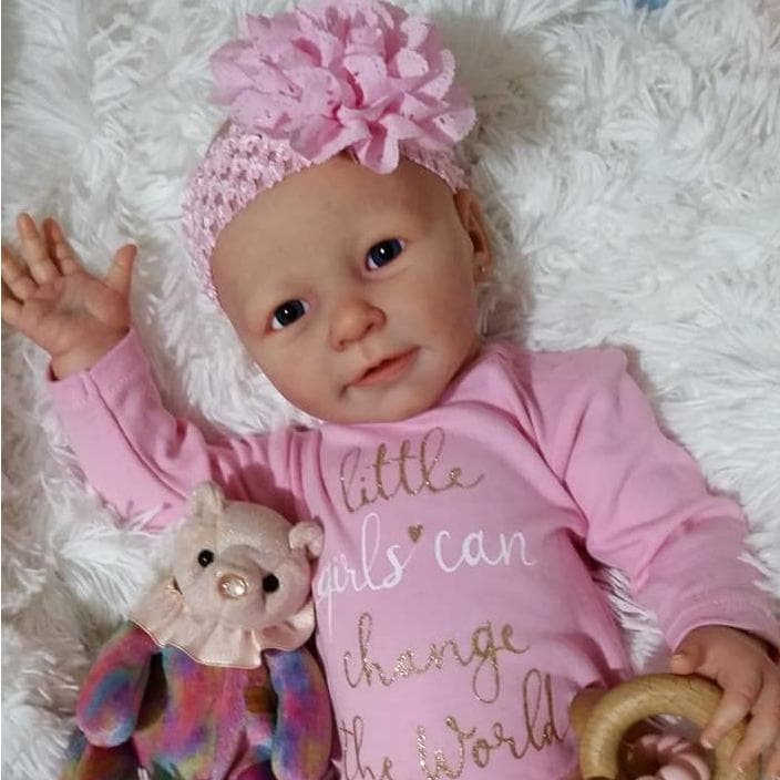 BZDOLL 55 CM 3D-Paint Skin Visible Veins Silicone Reborn Baby Doll Toy For Girl Bebe Have Blood Vessels Lisa Alive Dress Up Play House 55cm 3D-paint Skin Doll