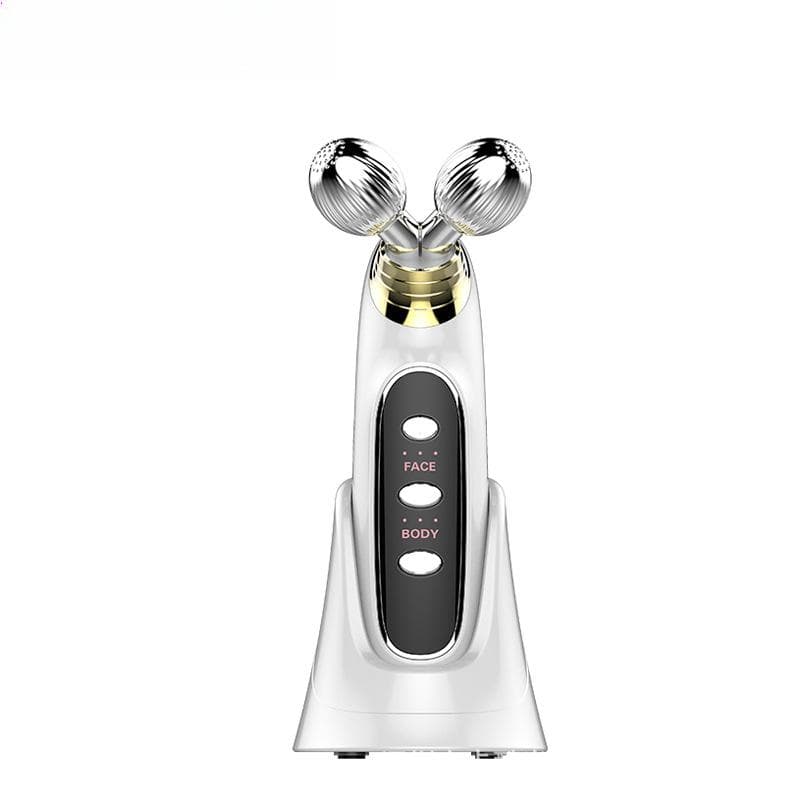 3D Roller Massager, Beauty Instrument Japanese Massager V Face Beauty Instrument Face Massage Stick Beauty Instrument white