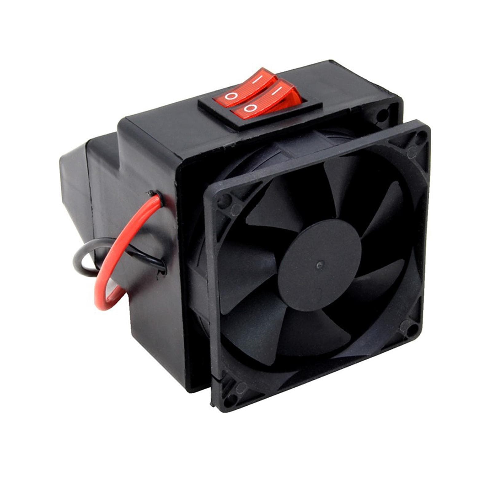 Portable Vehicle Heater, Car Interior Heater Electric Heater Car Deicer Car Hair Dryer 12V black