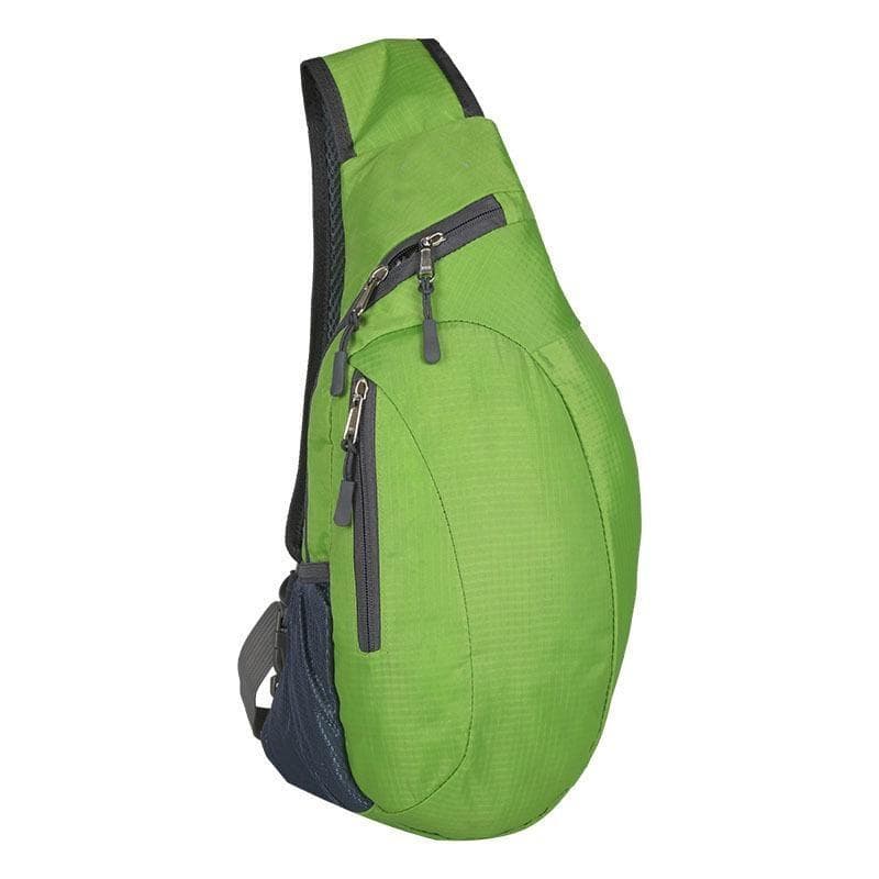 1PCS Foldable Chest Bag With Large Capacity Hiking Diagonal Cross Packbag Bicycle Outdoor Single Shoulder Woman Man Bags One Size green