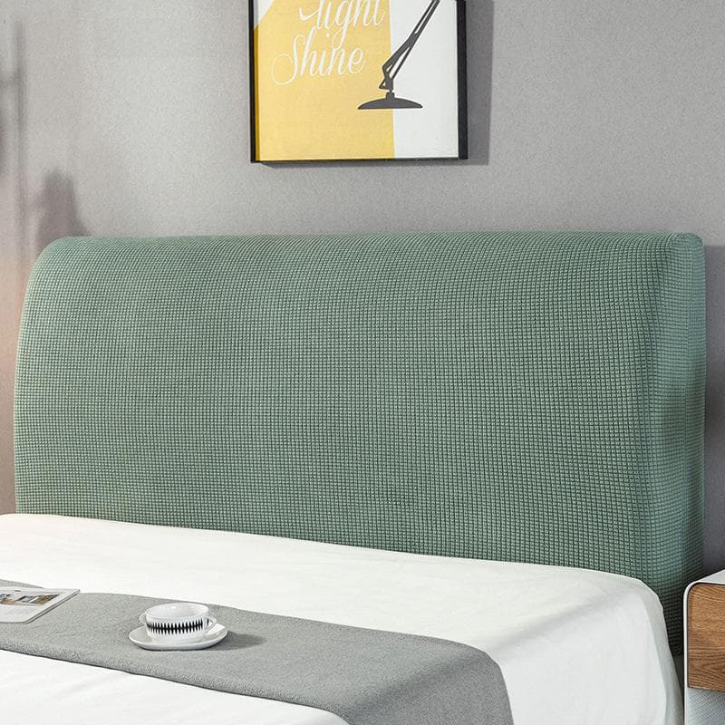 Headboard Cover Bed Head Covers Thicken Elastic Bed Cover Back Protection Dust Cover For Home Hotel Bed Room Width 200cm green