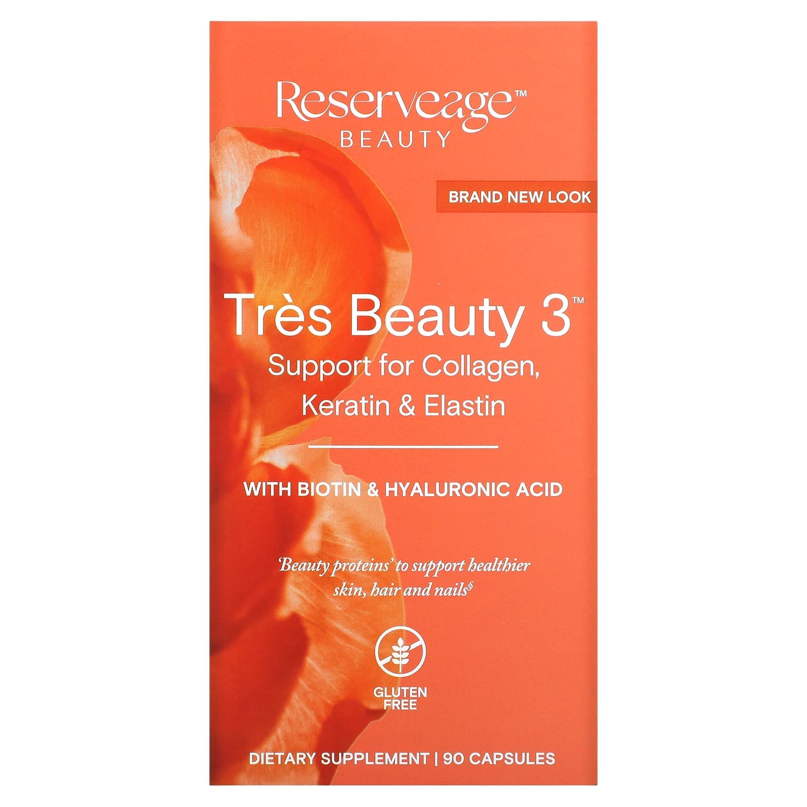 Reserveage Beauty, Tres Beauty 3, 90 capsules