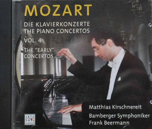 CD WOLFGANG AMADEUS MOZART, FRANK BEER - Mozart: Piano Concertos Vol.4 74321927722 Arte Nova Class 2002 Europe Classical Used