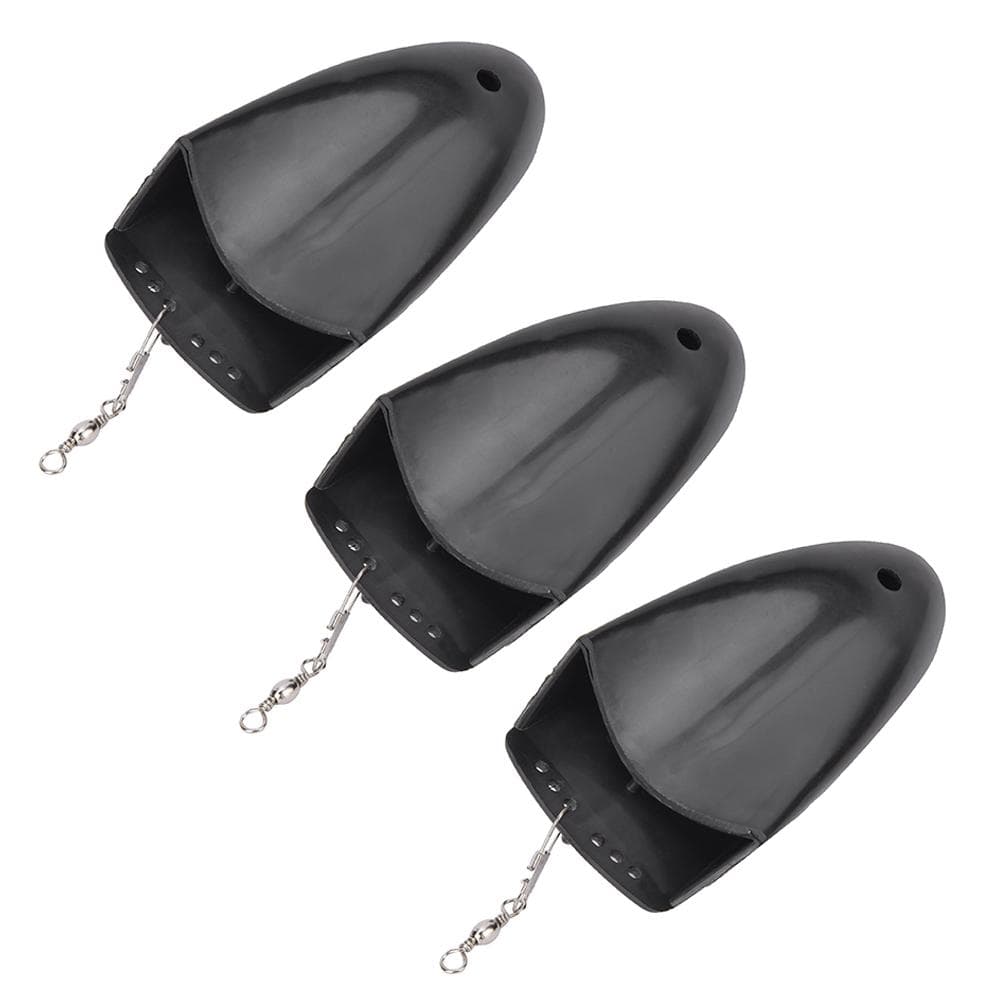 3pcs Plastic Fishing Trolling Diving Board with Swivel Fishing Tool Accessory