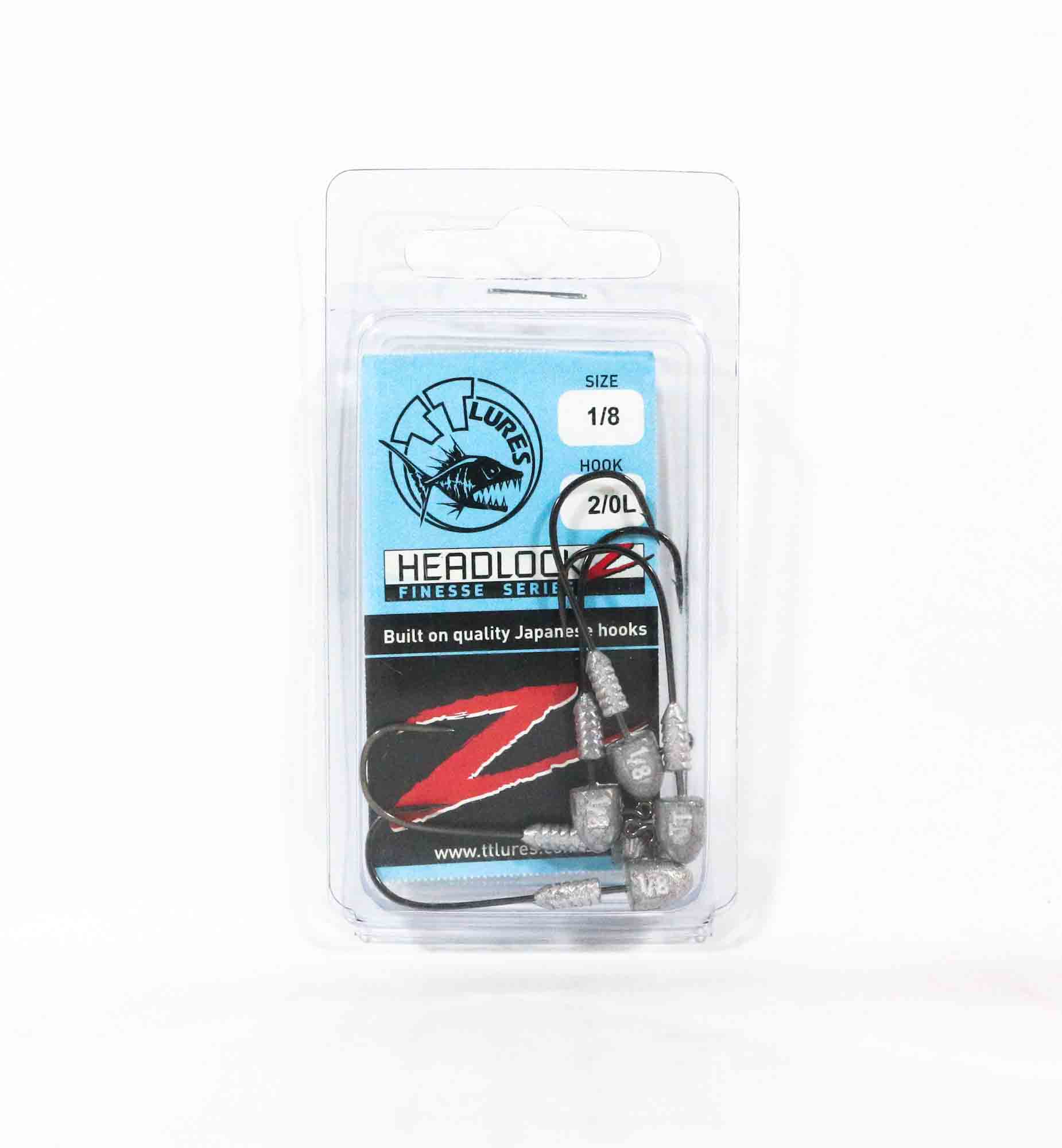 Tackle Tactics TT Headlockz Finesse Jig Head 1/8 oz 2/0 5/pack (3801)