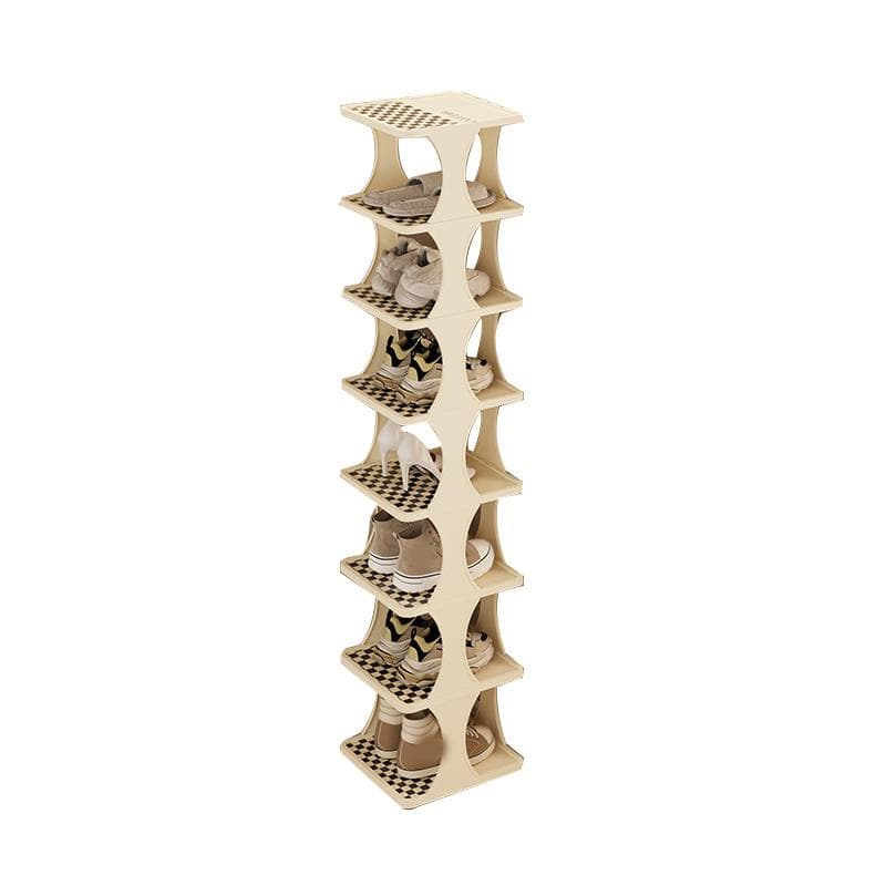 Shoe Rack Organizer Multiple Tiers Space Saving Vertical Shoes Shelf for Home Dorm Door Entryway