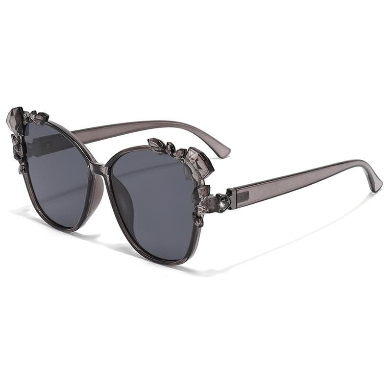 Retro Oversized Sunglasses Women Big Frame Black UV400 Sun Glasses Elegant Lady Designer Eyewear Outdoor Fashion