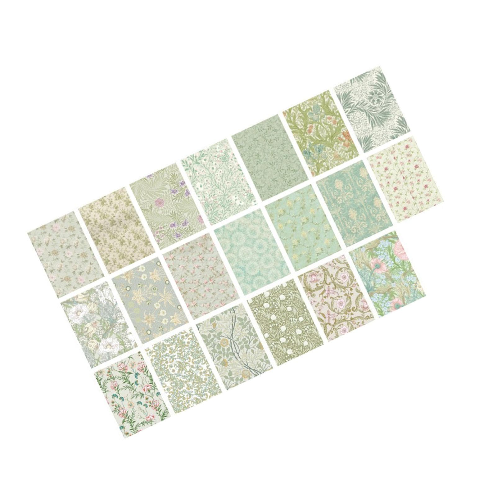 40Pcs Junk Journal Sticker Decal Paper DIY Scrapbook Photo Album Decoration Flowers Pattern