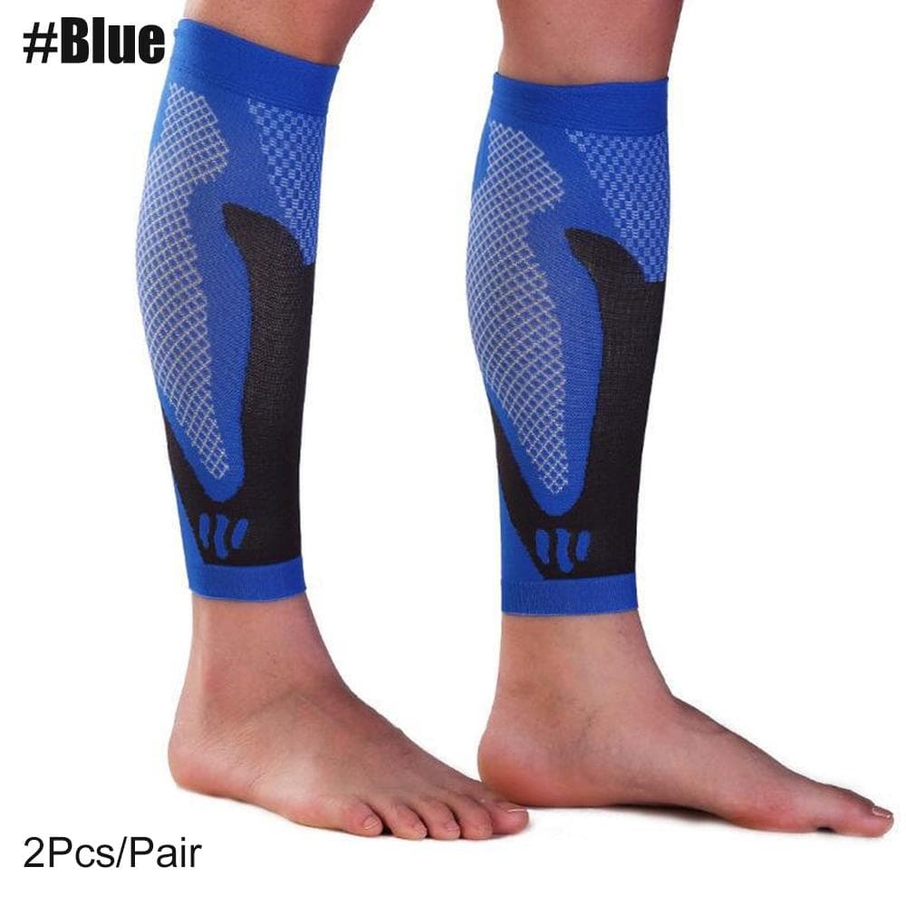 1 Pair Calf Compression Sleeves Men's Leg Sleeves S blue