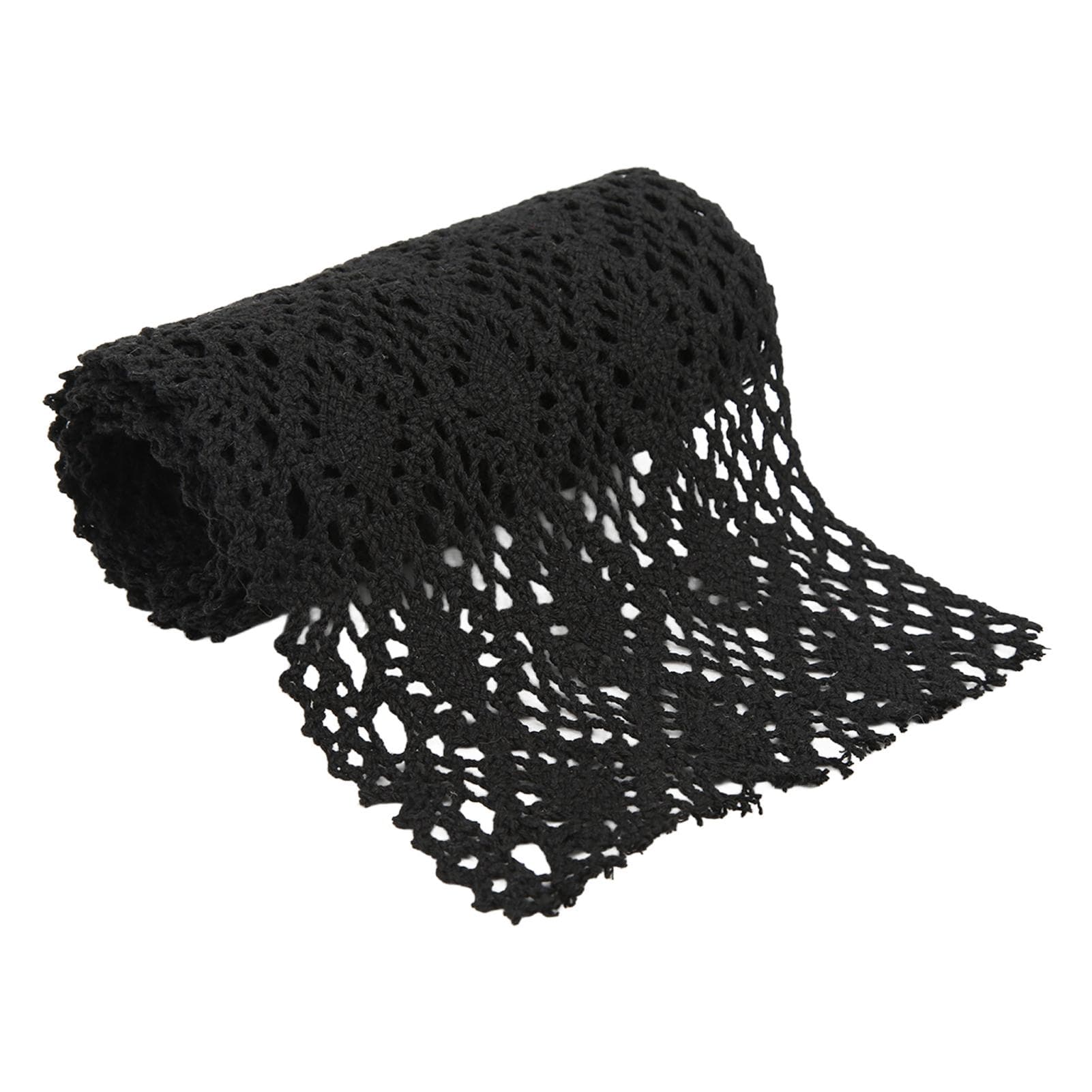 Lace Ribbon Cotton Thread 5 Yards Exquisite Decorative Accessories for Clothing Decoration DIY black