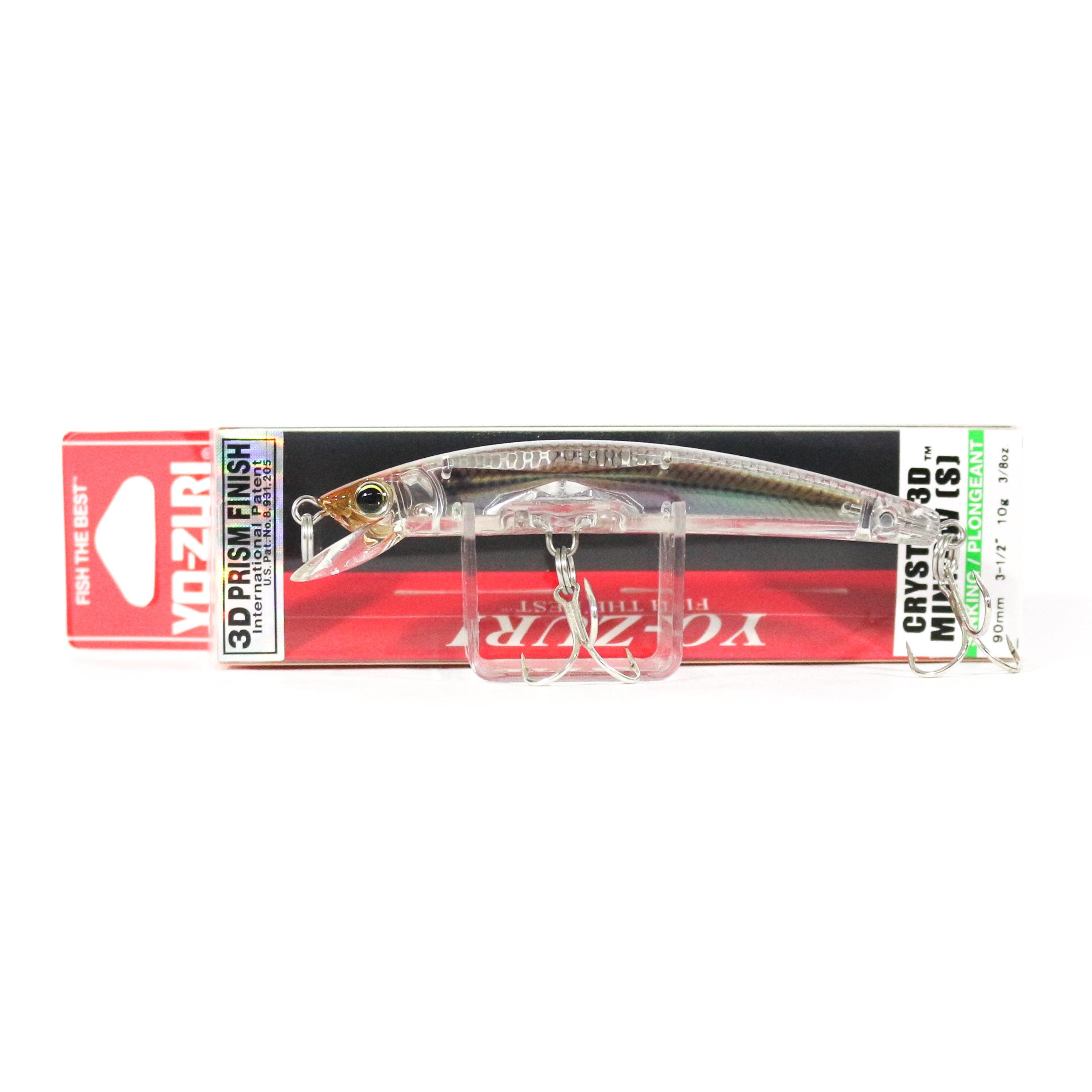 Yo Zuri 3D Crystal Minnow 90 mm Sinking Lure F1148-RGLM (2107)