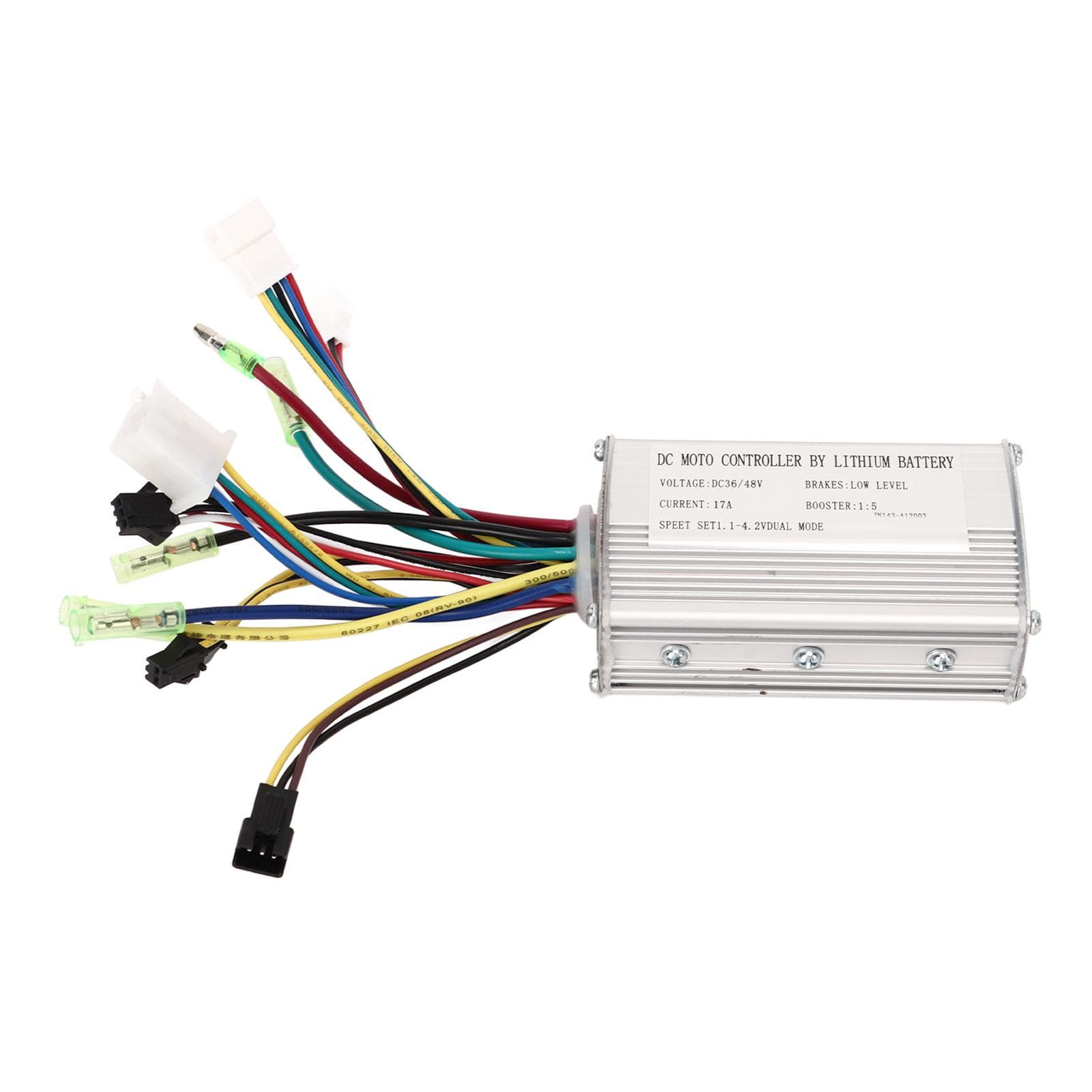 DC Motor Controller with Wire Harness Motor Controller Lithium Battery for Electric Bike 36V 48V