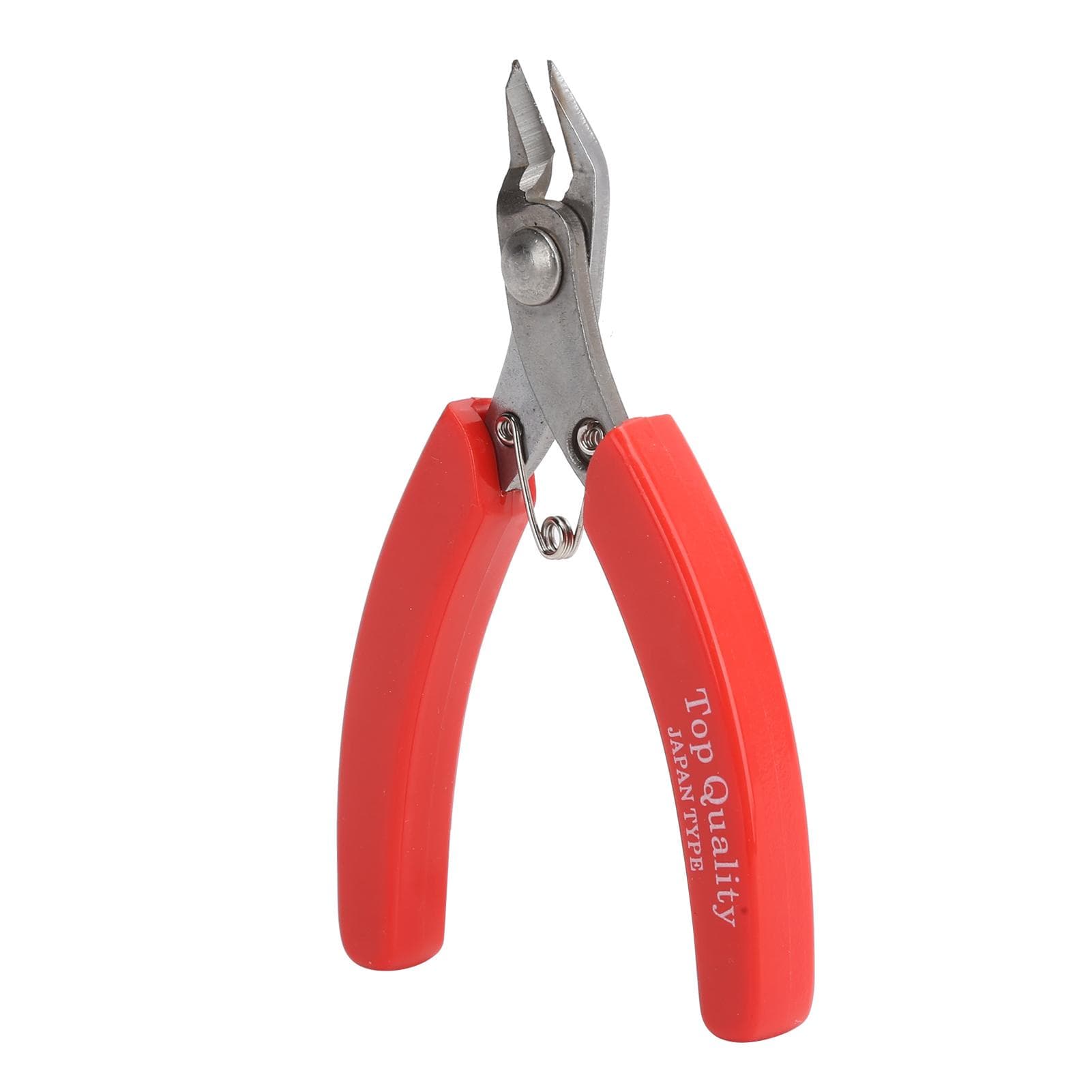 Flush Cutter Wire Side Cable Stainless Steel Cutting Nippers DIY Jewelry Processing Red Handle