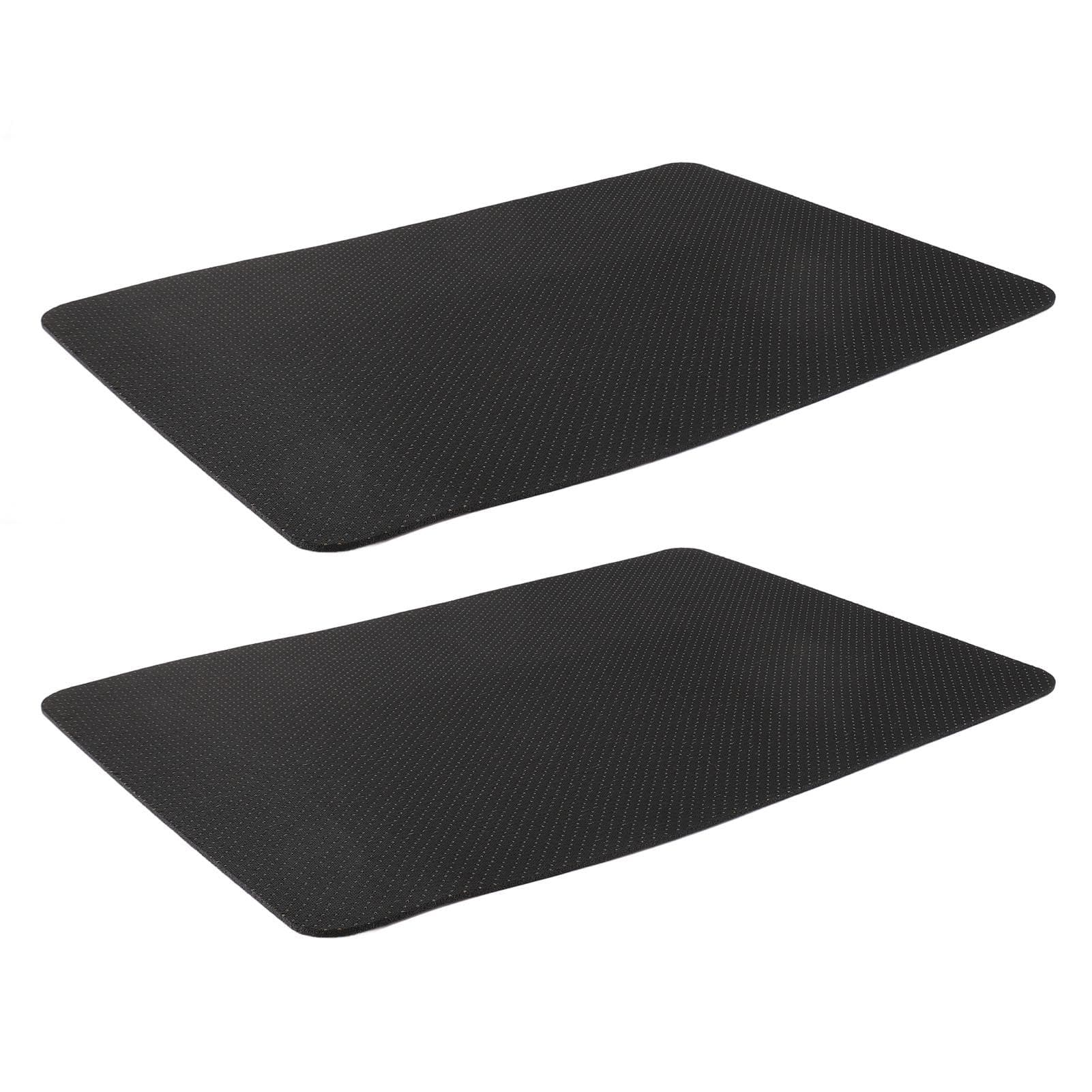 2PCS Heat Resistant Mat Non Slip Glass Fibre and Silicone Resin Countertop Protector Mat for Home