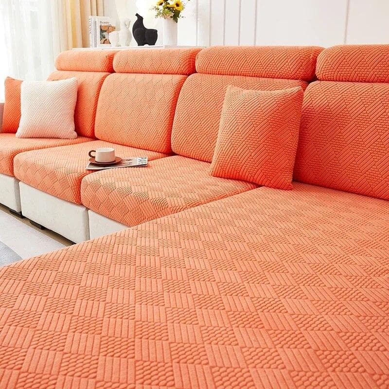 Thicken Sofa Cover Jacquard Sofa Seat Cushion Cover Sofa Slipcover Stretch Adjustable Sofa Cover L Shaped Couch Cover Home Decor 1PC Plus Size-3
