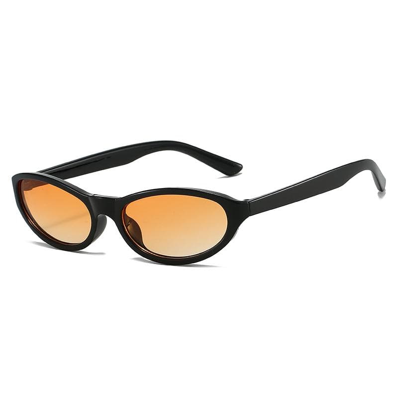 Luxury Designer Small Oval Sunglasses Men Women Fashion Retro Trendy UV400 Protection Travel Driving Shades