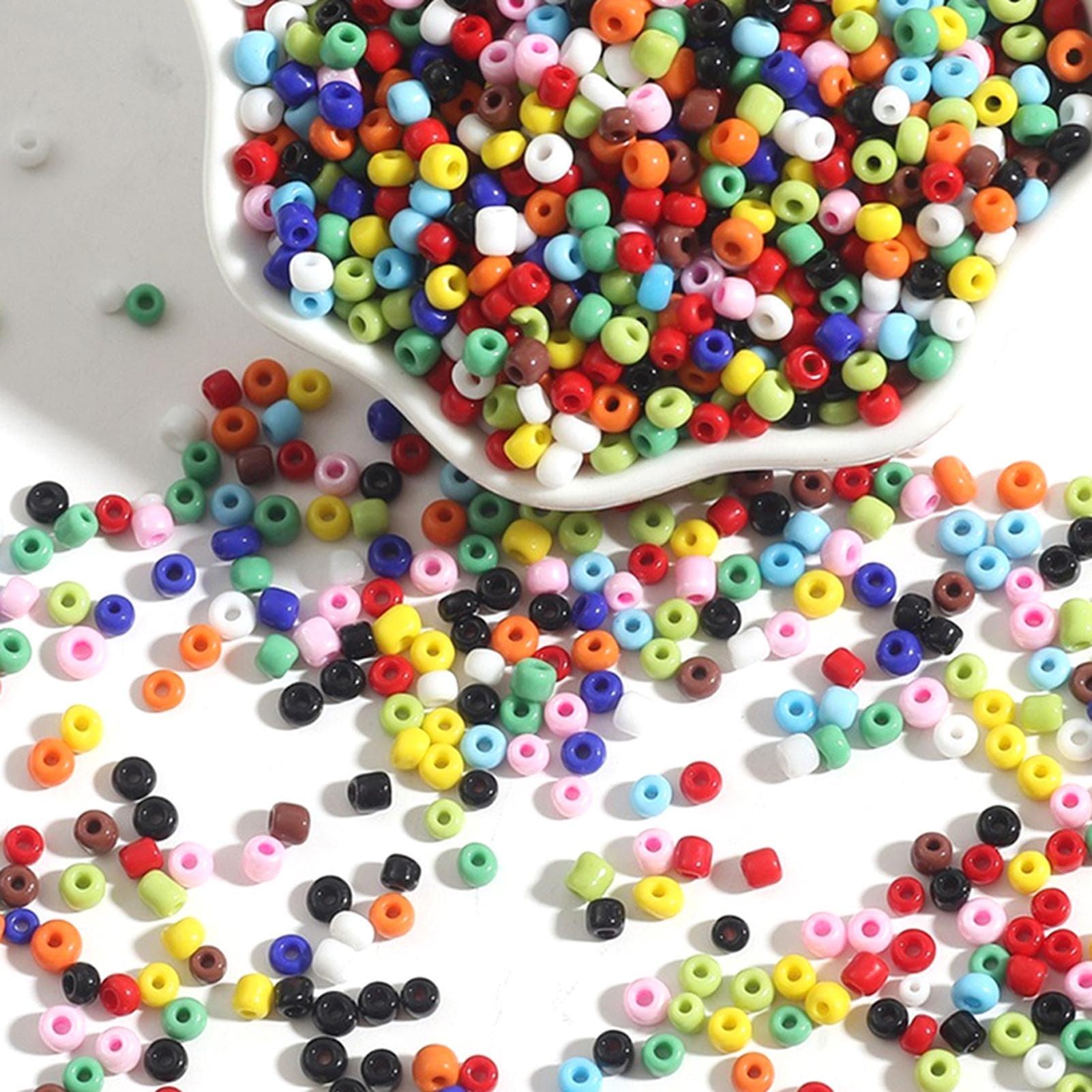 1000PCS 2mm R-ainbow DIY Multicolors Ball Beads for Crafting String Present Gift