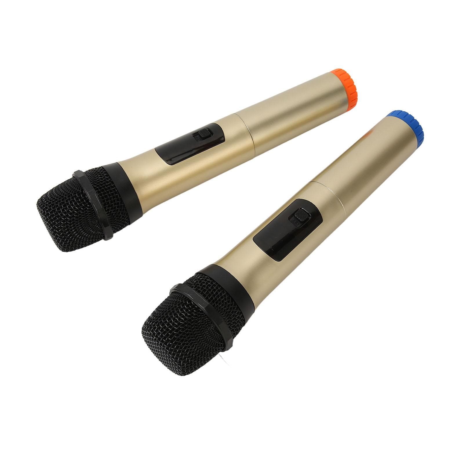Wireless Microphone 1 for 2 UHF Cordless Dual Handheld Dynamic Mic Set with Rechargeable Receiver