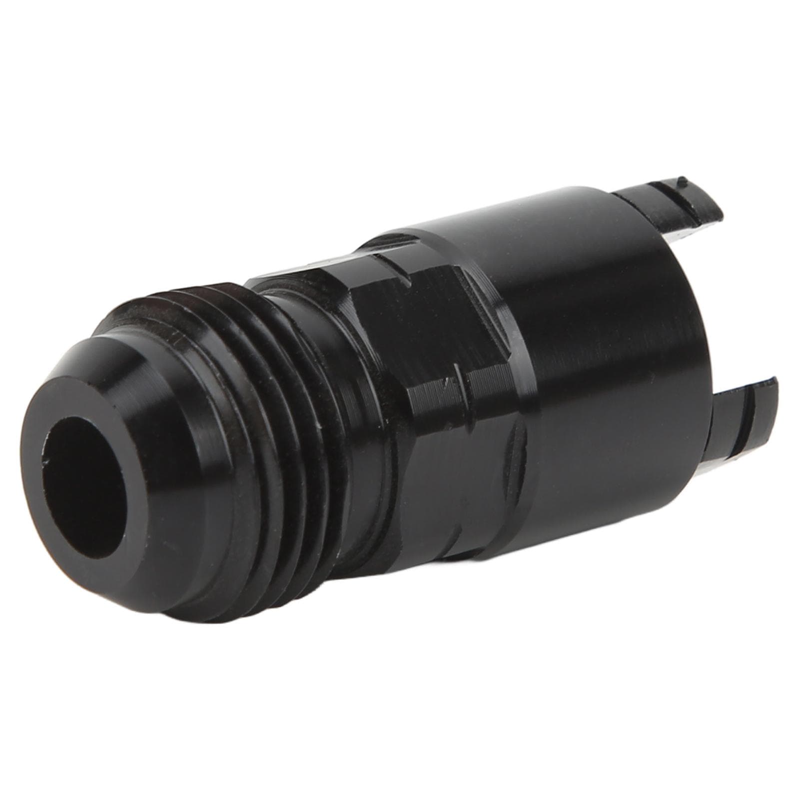 EFI Adapter Quick Disconnect Aluminum Alloy Black Anodized Waterproof AN Male Push On Fuel Line