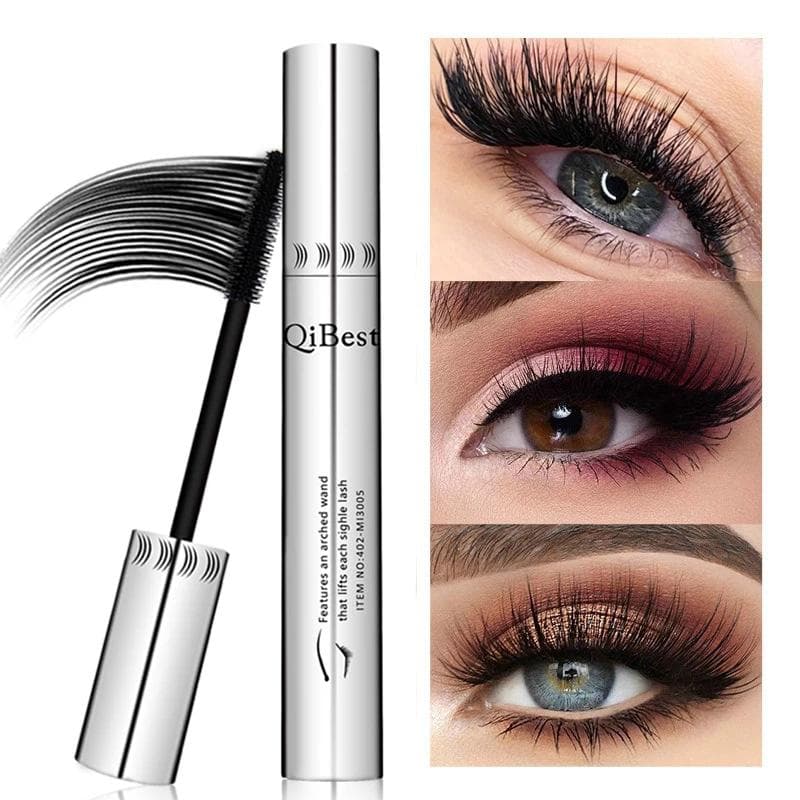 4D Silk Fiber Eyelash Mascara Waterproof Rimel 3d Mascara For Eyelash Extension Black Thick Lengthening 4d Rimel Makeup Cosmetic black
