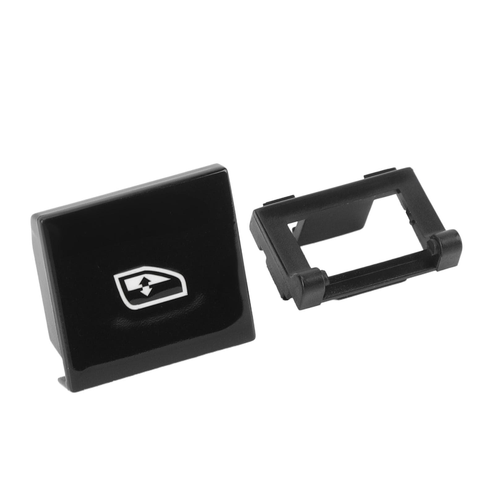 Window Switch Button Cap 1 Left Front Master Window Switch Button Cover Fit for Cayenne 20182024 black
