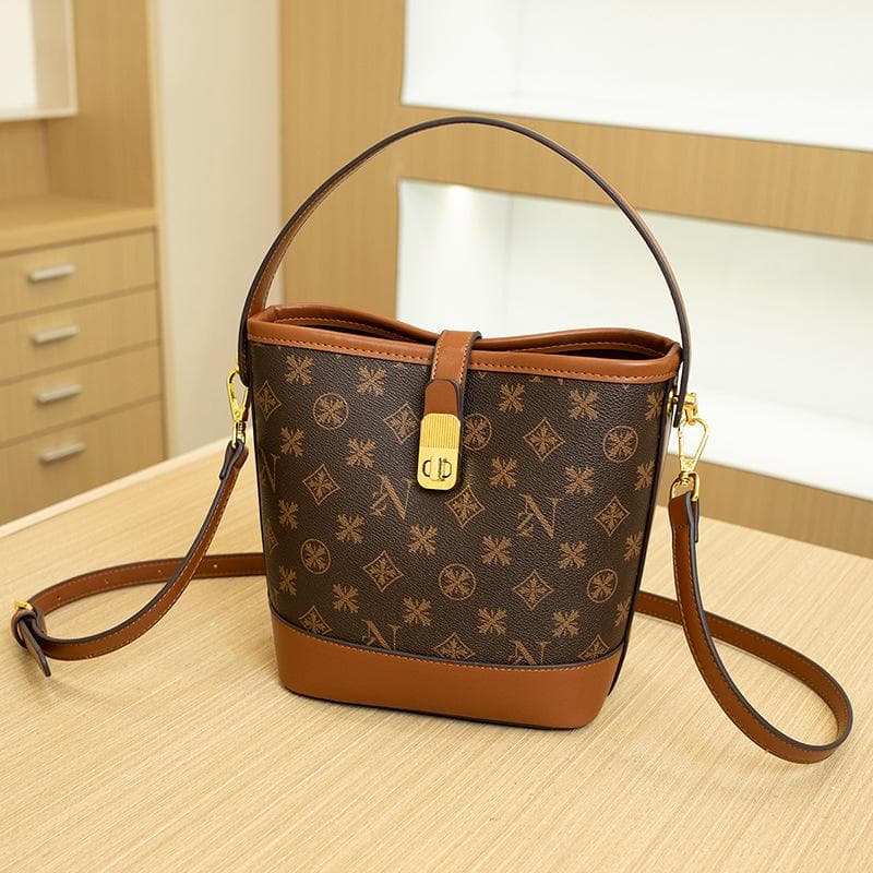 Classic Printed Bags, Large-capacity European and American Handbags, High-end Ladies' Casual Single-shoulder Crossbody Bags