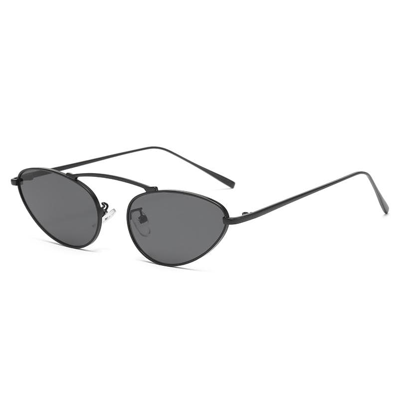 Metal Punk Cat Eye Sunglasses Women Men Steampunk Cateye Gold Black Sun Glasses Trendy Eyewear Unisex Fashion