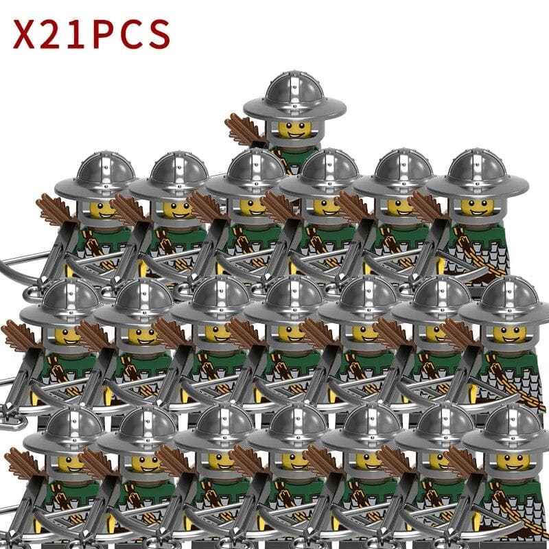 Middle Ages Roman Empire Spartan Crusader Mini Medieval Soldier Figures Model Building Blocks Bricks Toys Gift For Children