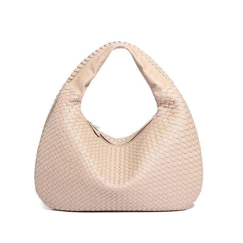 Women's Bag, Hand-woven Bag, Single-shoulder Underarm Bag, Niche, Versatile, Large-capacity Hand-held Crescent-shaped Bag