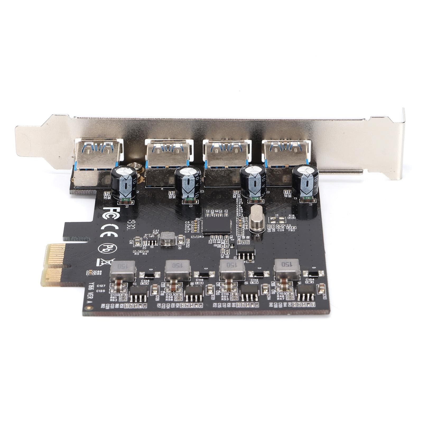 PCIE Express Adapter Superspeed 4 Ports PCIE to USB 3.0 Graphics Expansion Card for Desktop PC