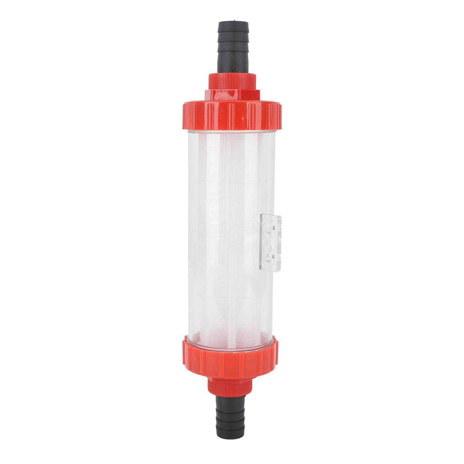 Agricultural in Line Mesh Filter Plastic Nylon High Flow Water Pump Transparent Filter for Garden