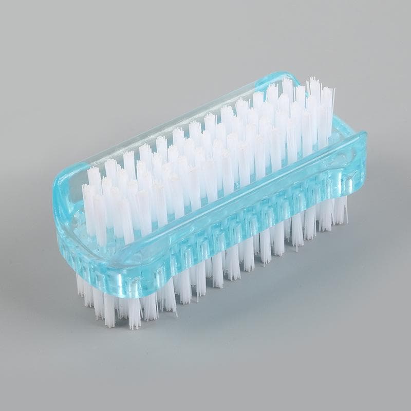 Double-Sided Nail Cleaning Brush, Manicure and Pedicure Tool, Ideal for Fingernails and Toenails blue