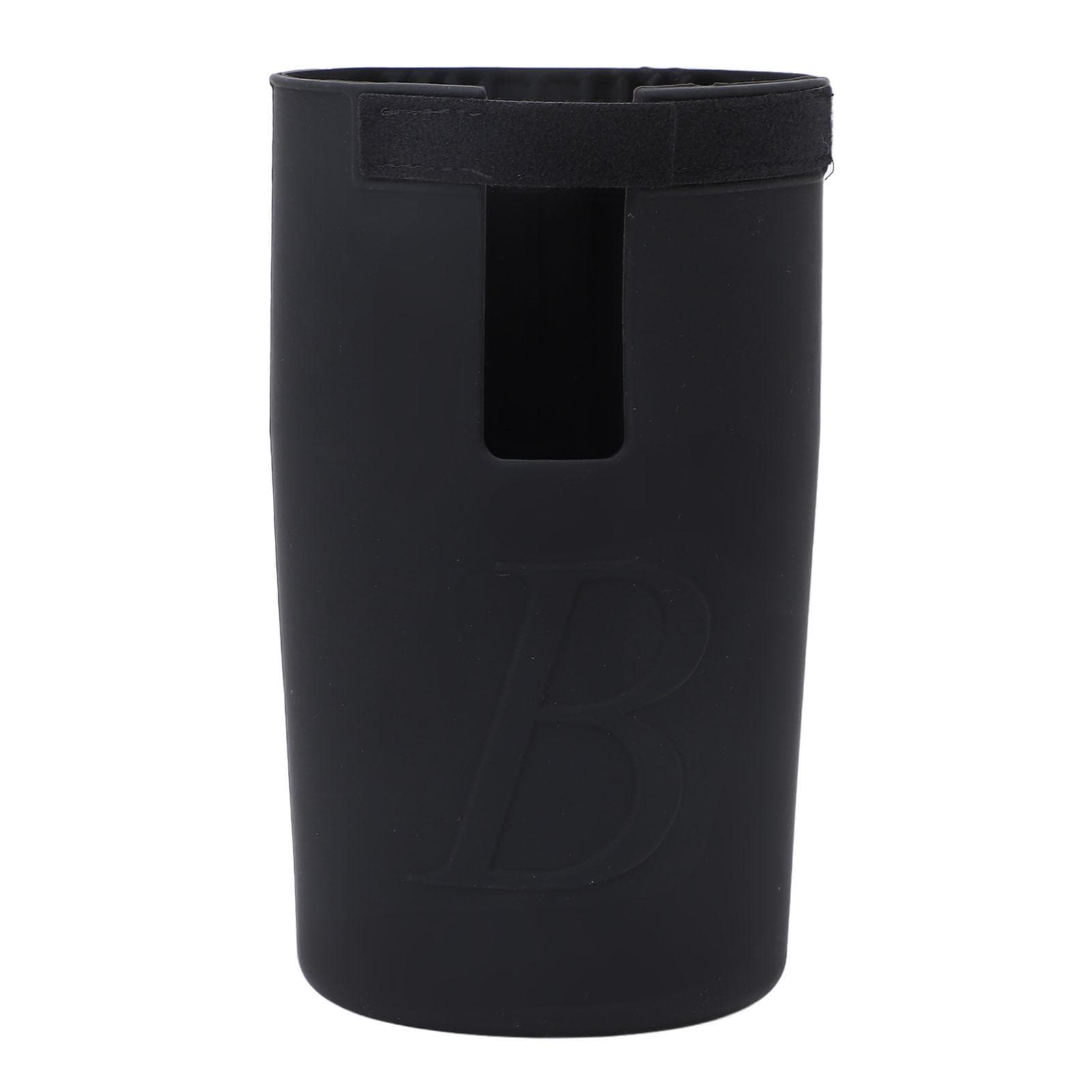 Beach Bag Drink Holder Silicone Adjustable Beach Bag Cup Water Bottle Holder Attachment for All Black