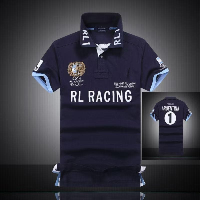 Summer Embroidery Polo Shirt Men Business Casual Polo Homme Short Sleeve Cotton Plus Size Tops L