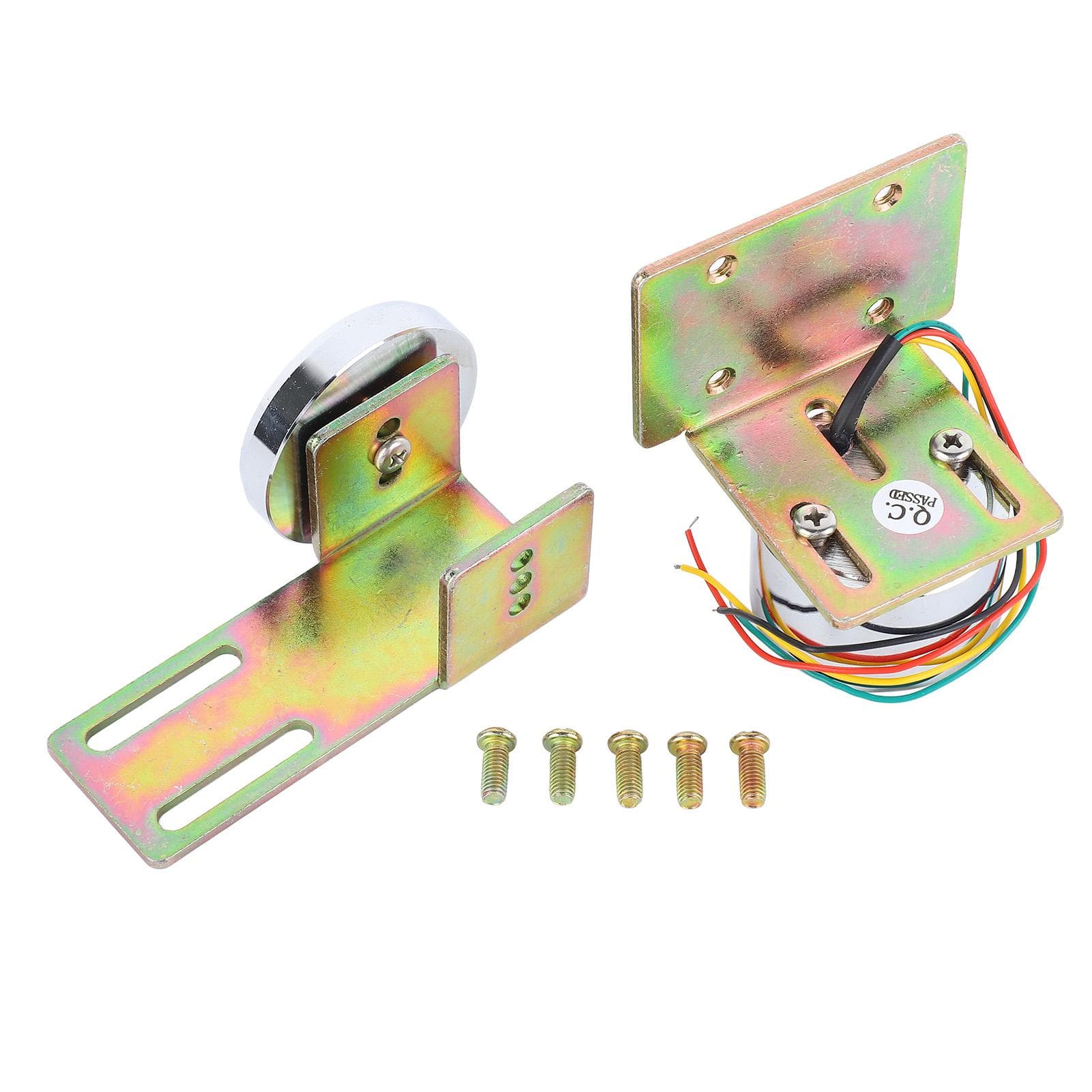 12V Electromagnetic Lock 132.3lb Holding Force Small Electric Magnetic Lock for Automatic Door