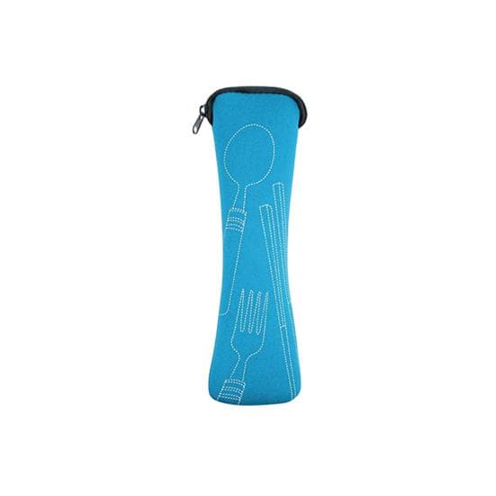 Cutlery Storage Bag Tableware Cloth Bags Zipper Design Portable Washable Storage Pouch for Fork Spoon Chopsticks Office Car Camping Travel Utensil