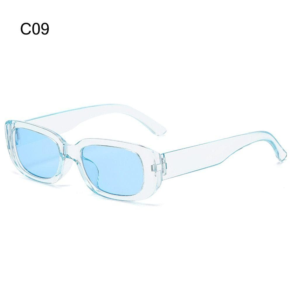 Vintage Square Sunglasses Women Retro Leopard Print UV400 Protection Fashion Gradient Rectangle Shades for Beach Travel